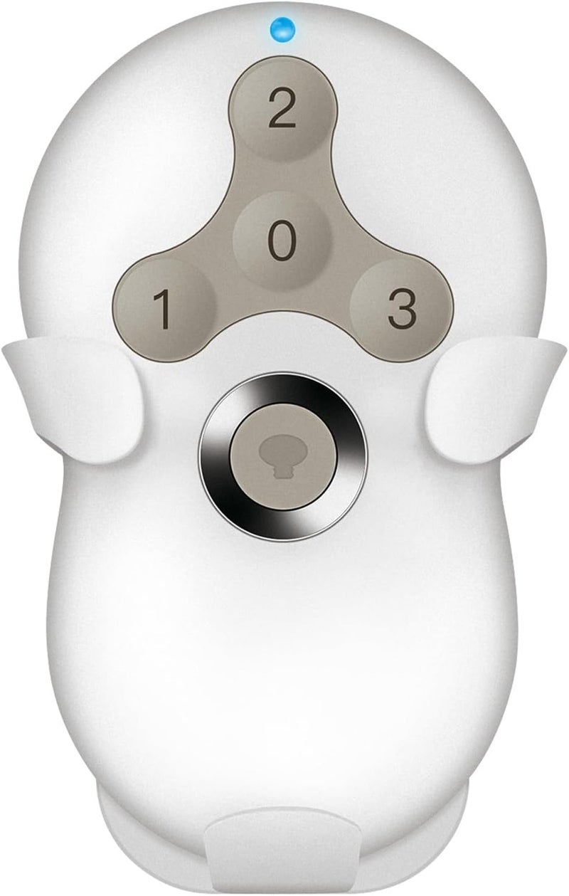 Onisamt Ceiling Fan Remote Control Replacement for Hunter, Compatible with Hunter Remote 99122/99123, 3 Speed, Light Dimmer, 434MHz, Easy to Set with Mount Holder, Remote only - Receiver Not Included - Image 1